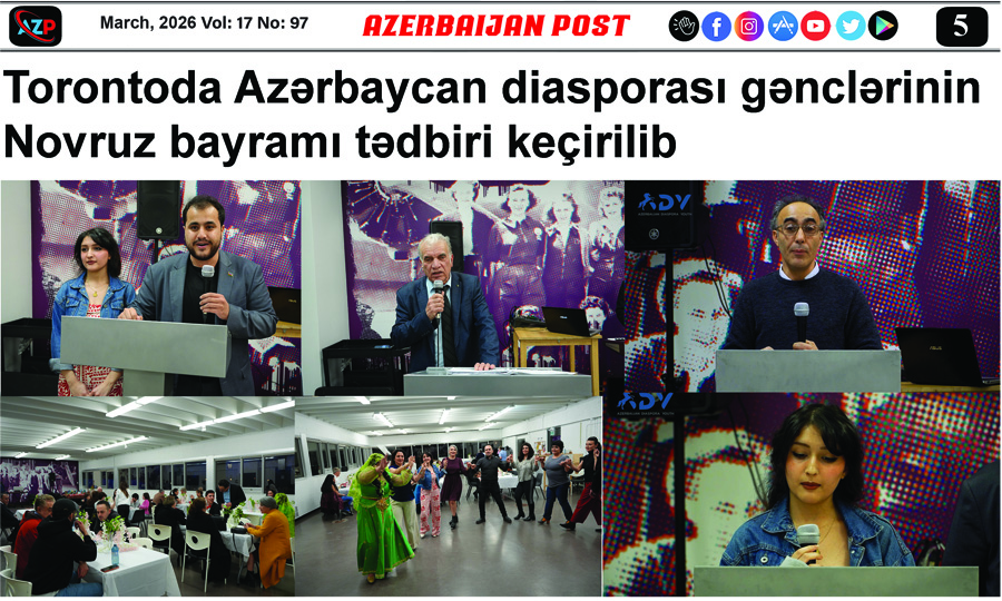 Torontoda Azərbaycan diasporası gənclərinin Novruz bayramı tədbiri keçirilib