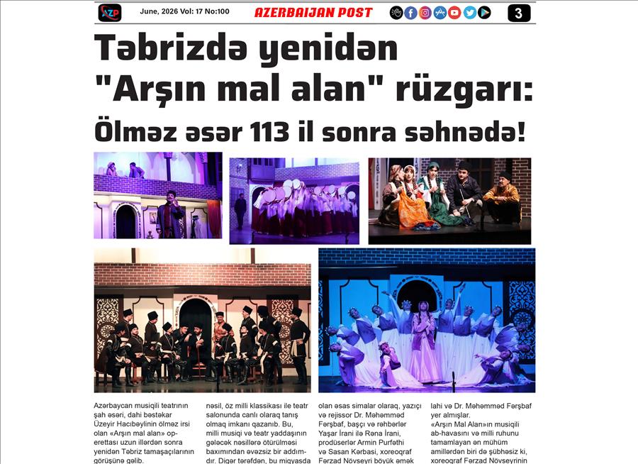 Təbrizdə yenidən "Arşın mal alan" rüzgarı: Ölməz əsər illlər sonra səhnədə!