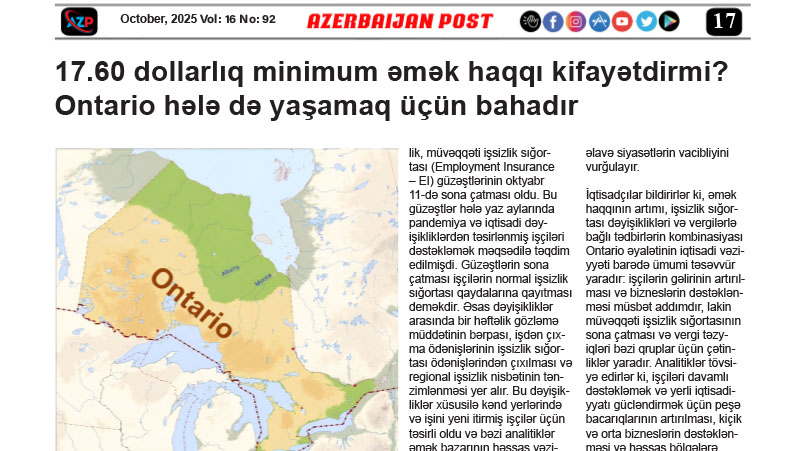 17.60 dollarlıq minimum əmək haqqı kifayətdirmi? Toronto hələ də yaşamaq üçün bahadır